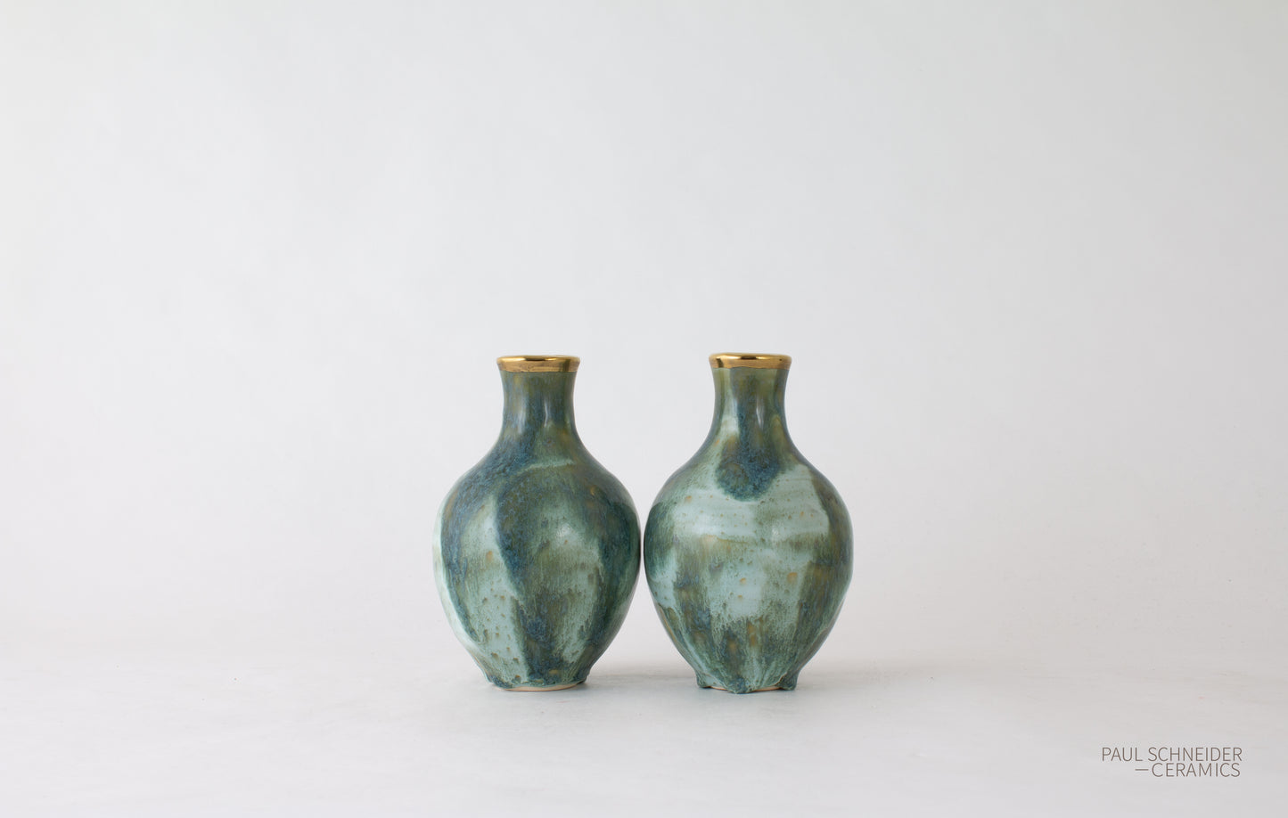 Vase | Athens - Mini | Drip Brushed | #6214 + gold lustre