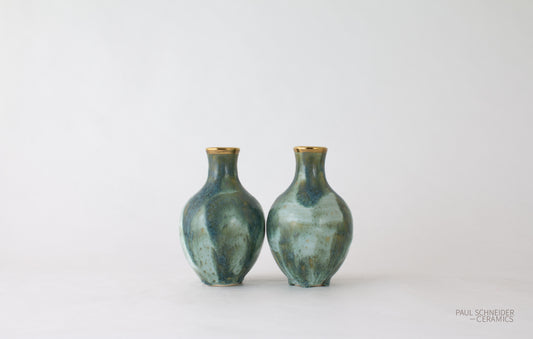 Vase | Athens - Mini | Drip Brushed | #6214 + gold lustre