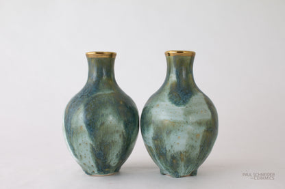 Vase | Athens - Mini | Drip Brushed | #6214 + gold lustre