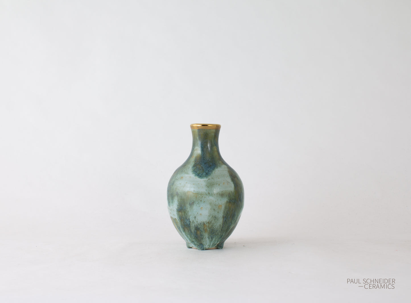 Vase | Athens - Mini | Drip Brushed | #6214 + gold lustre
