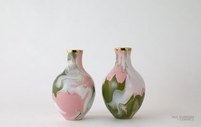 Vase | Athens - Mini | Geode | #082 + gold lustre