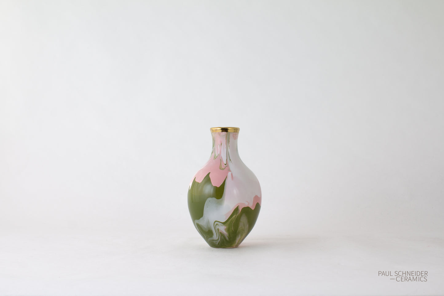 Vase | Athens - Mini | Geode | #082 + gold lustre