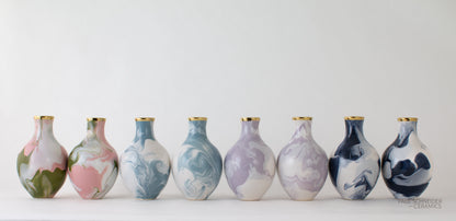 Vase | Athens - Mini | Geode | #141 + gold lustre