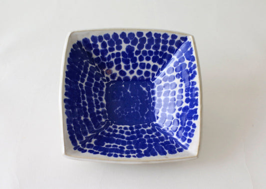 Bowl - Medium/Square | Dappled | Royal - Bowls - Medium / Square