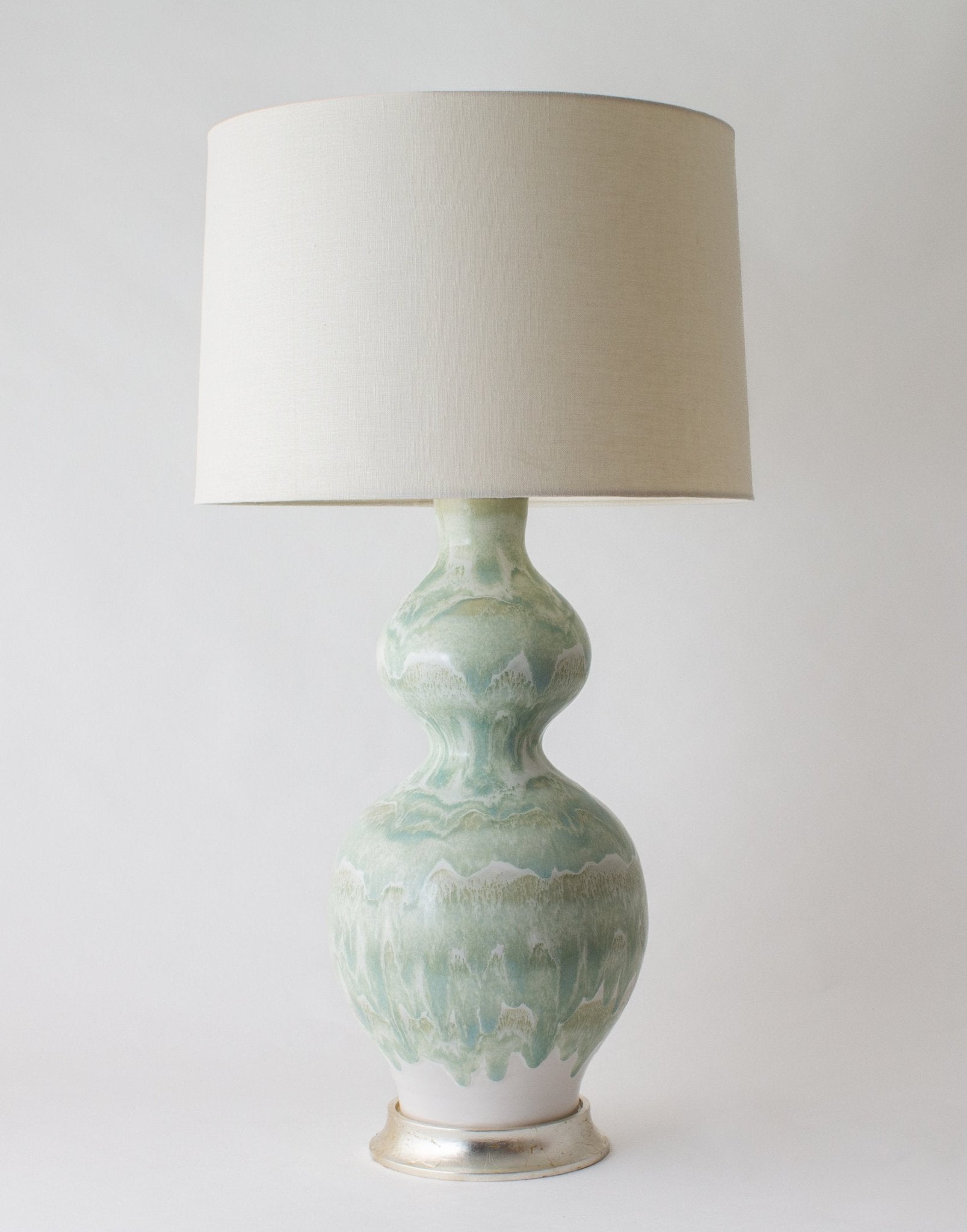 DOUBLE GOURD | Drip Banded | Celadon - Double Gourd