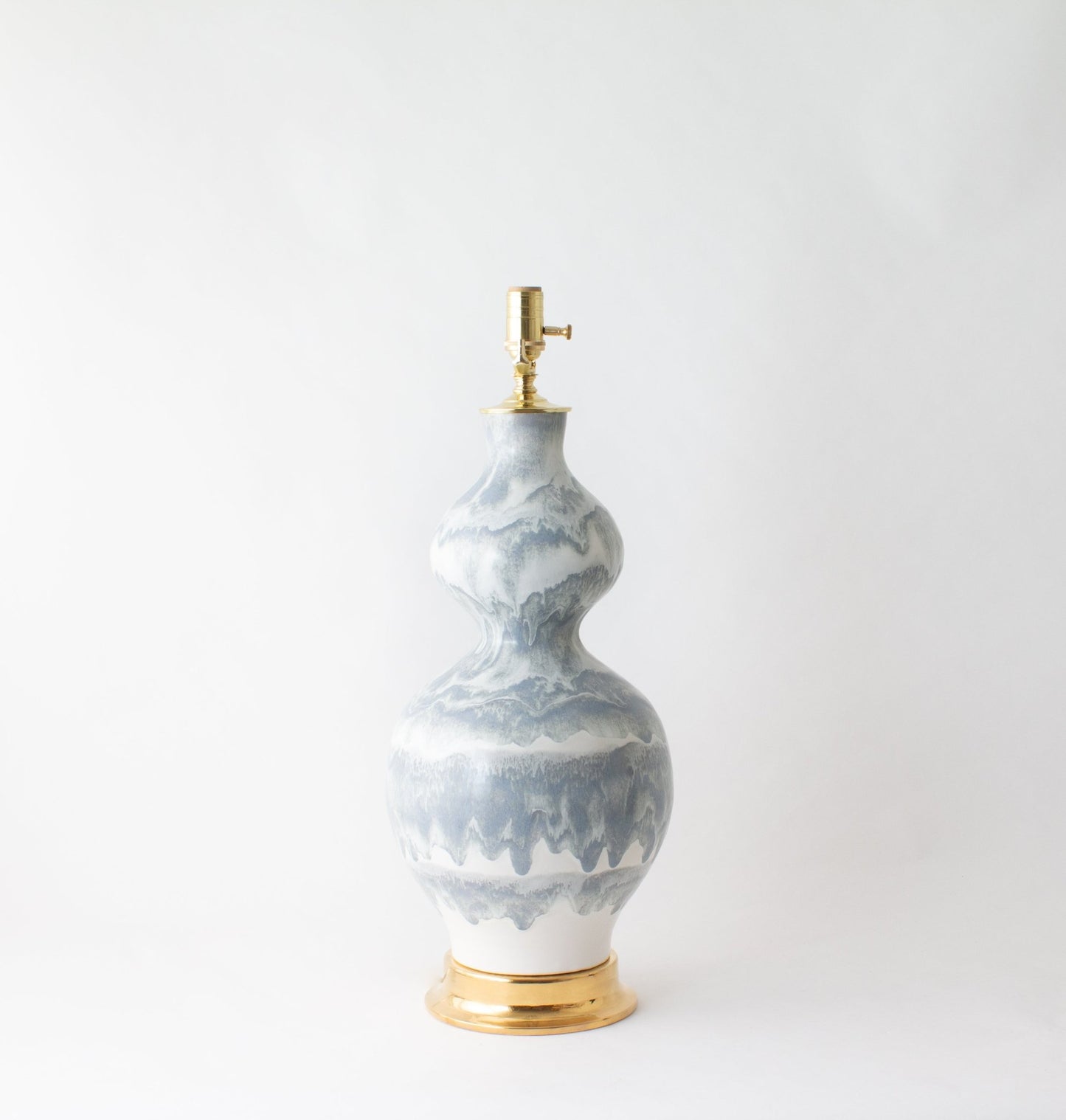 DOUBLE GOURD | Drip Banded | Grey - Double Gourd