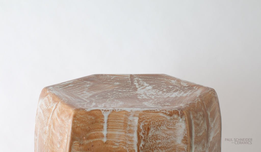 Hexagonal | Drip Brushed | #6315-M - Stool