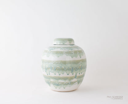 H&G | Jar | Jar #4 - Drip Banded | Celadon - Jars