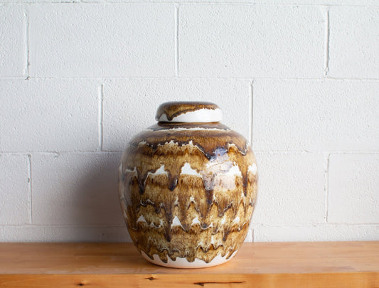 H&G | Jar | Jar #4 | Drip Brushed | Browns (#6222) - Jars