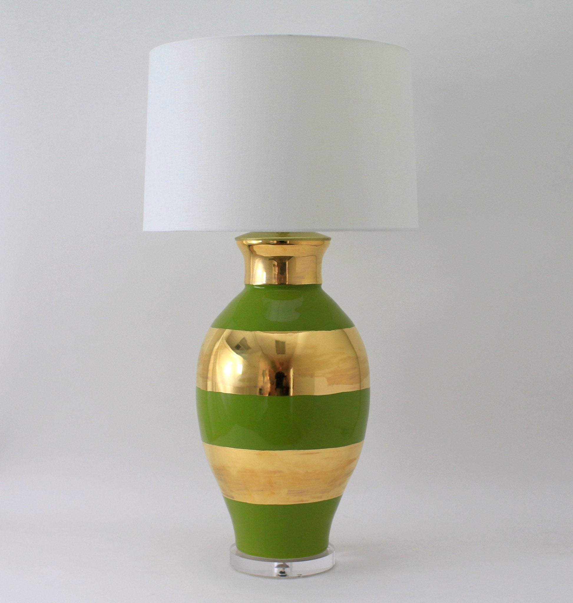 MATAGORDA | Banded | Olive + Gold Lustre - Matagorda