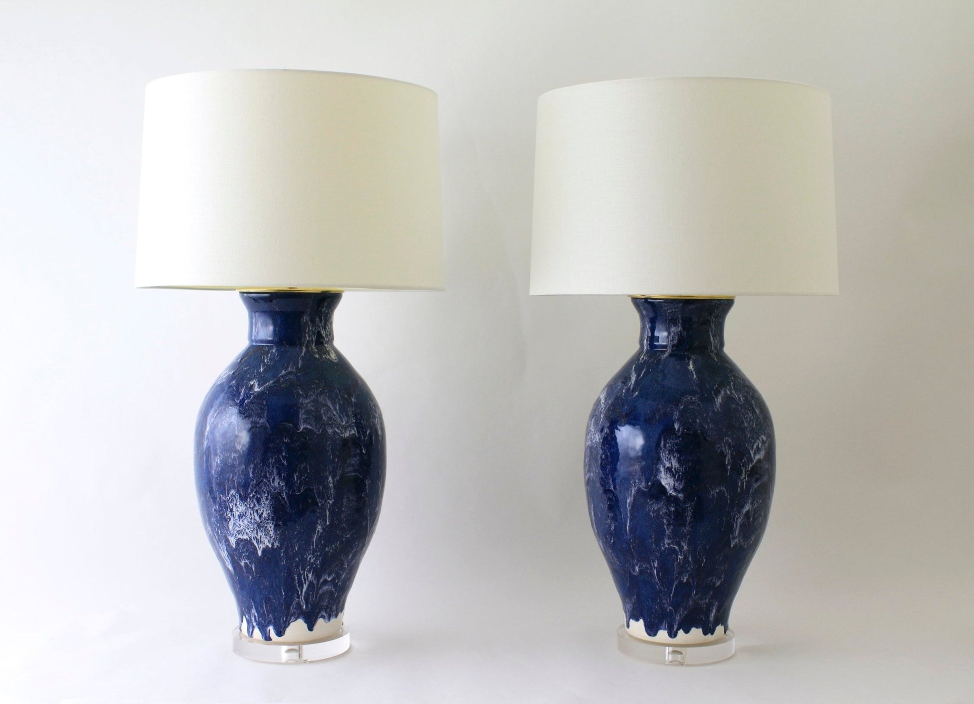 MATAGORDA | Brushstroke | Navy Drip - Matagorda