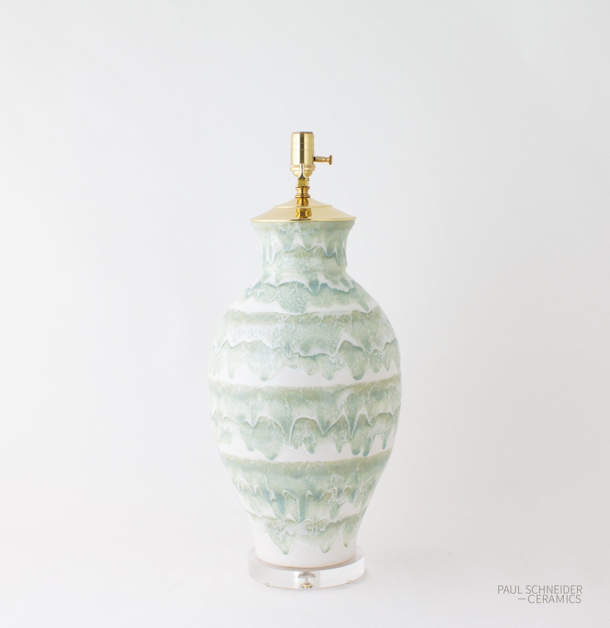 MATAGORDA | Drip Banded | Celadon - Matagorda