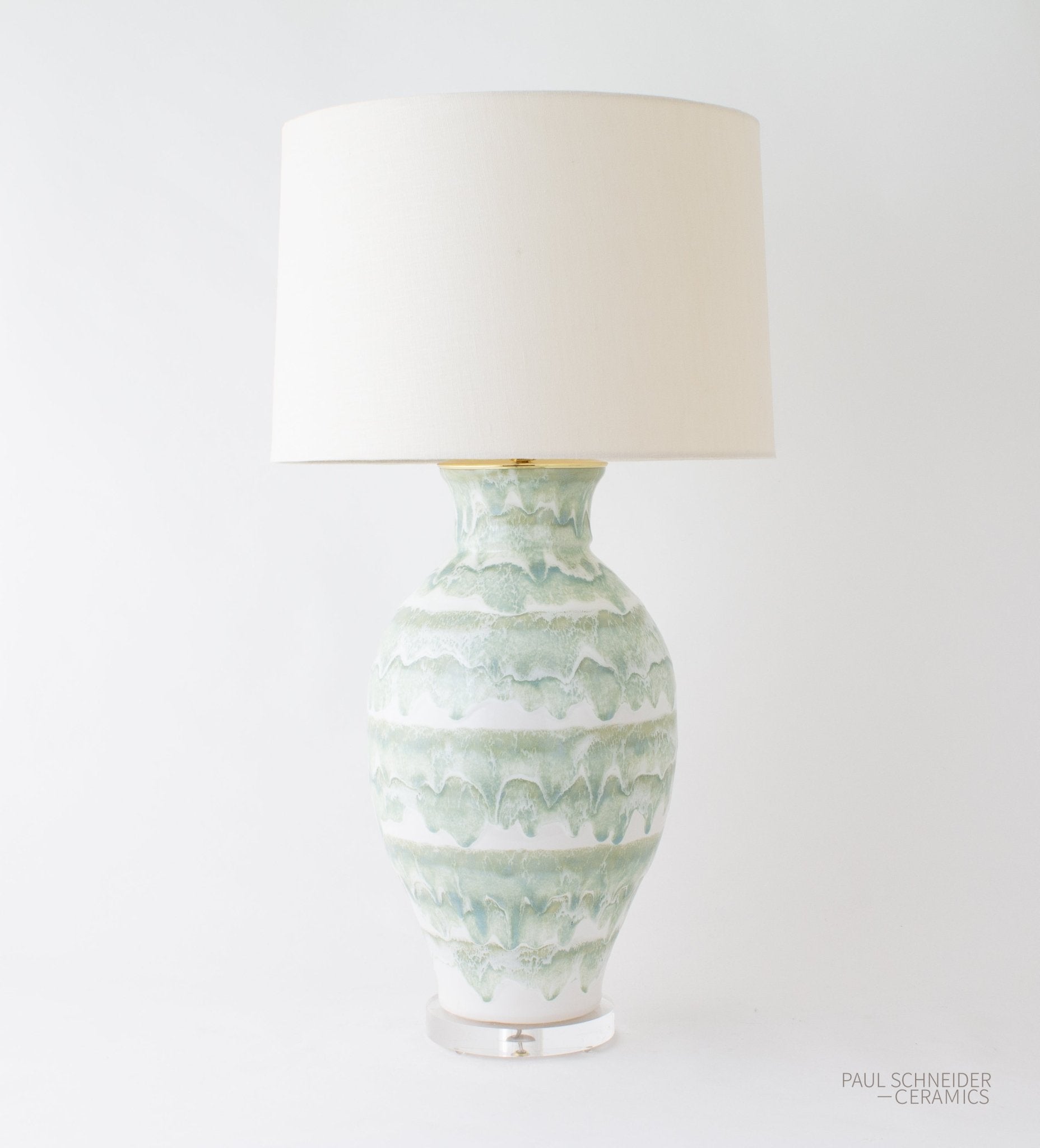 MATAGORDA | Drip Banded | Celadon - Matagorda
