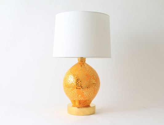 MAYPEARL | Dappled | Tangerine + Gold Lustre - Maypearl