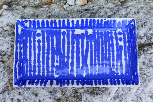 Tray - Rectangle| Striped | Royal - Tray - Rectangle